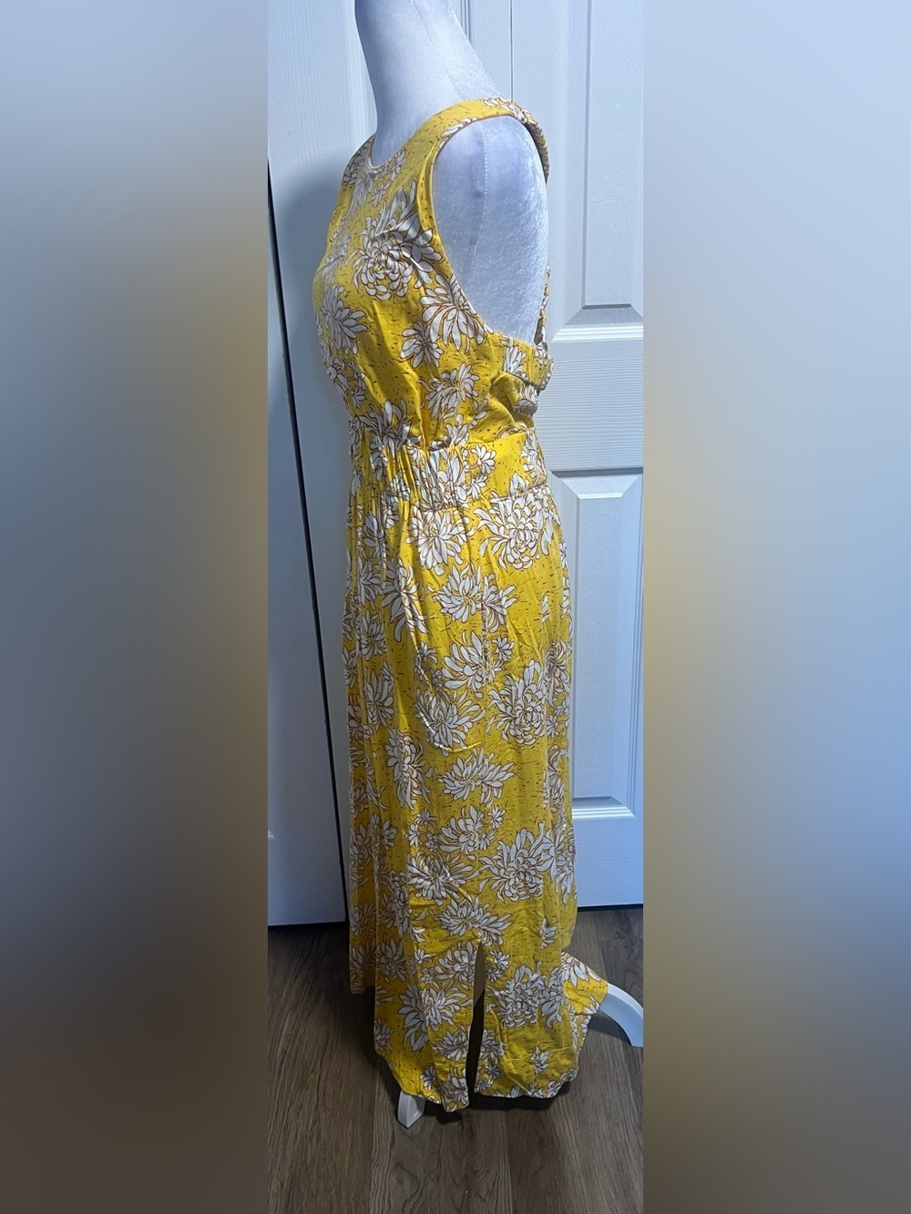 ME+EM Dahlia Print Gather Detail Maxi Dress - Picture 3 of 5